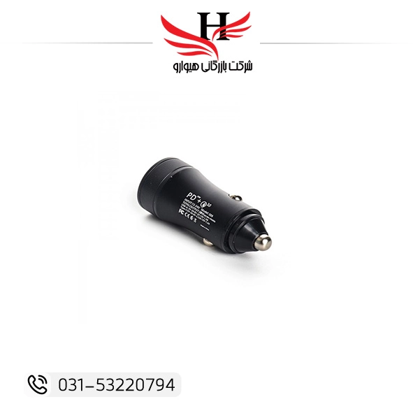 شارژر فندکی TREQA-CC325-38W نمای جلو محصول